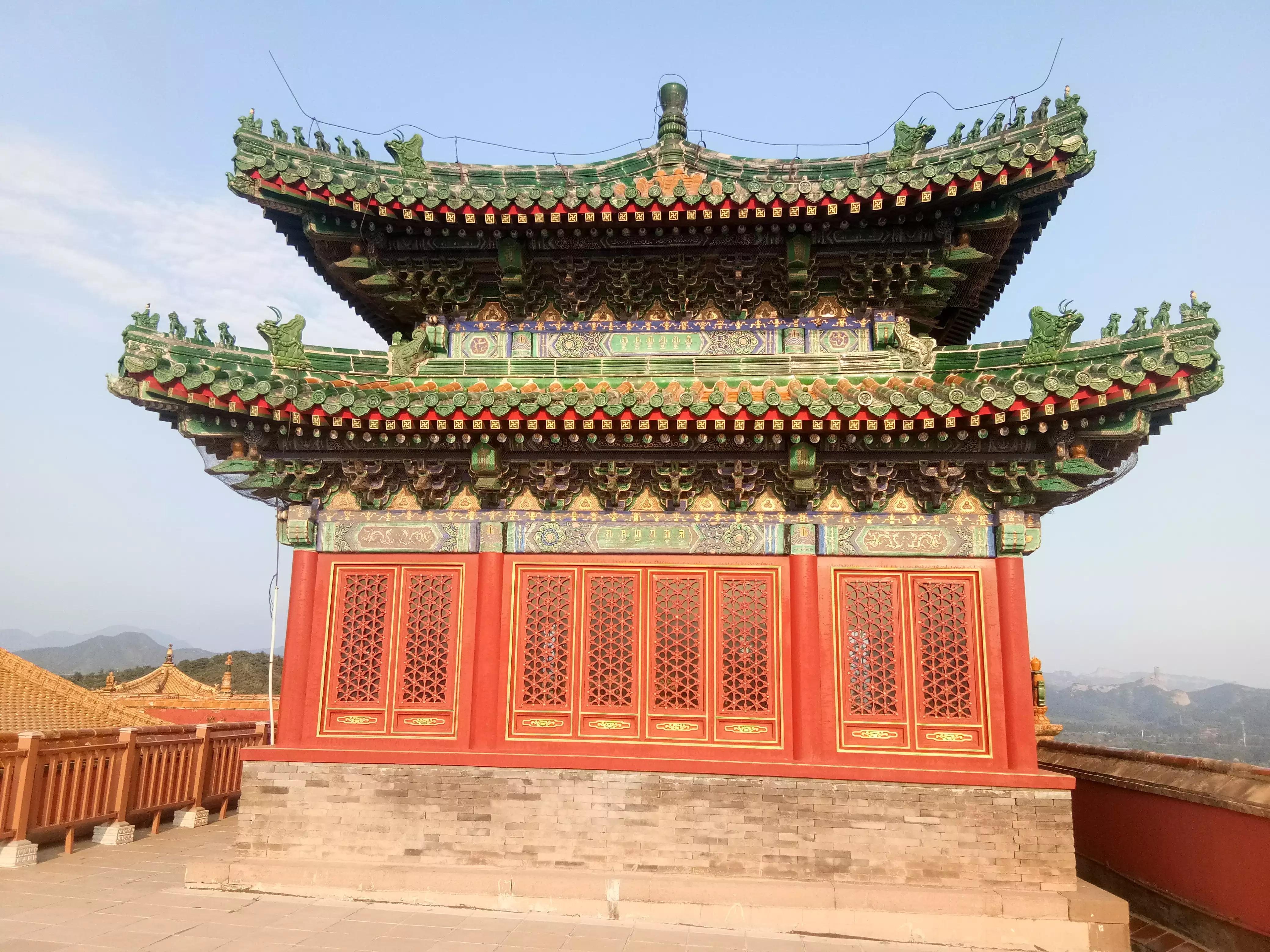 河北承德避暑山庄小布达拉宫全景,承德景点大佛寺布达拉宫