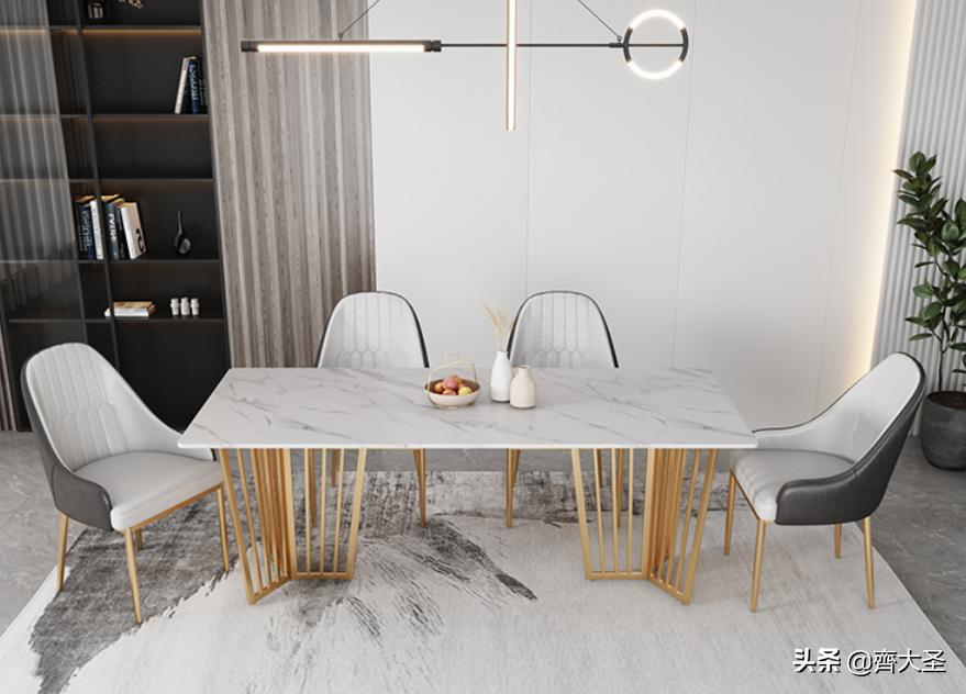 1米8餐桌摆放尺寸大小对照表,家用长方形餐桌8-10人尺寸