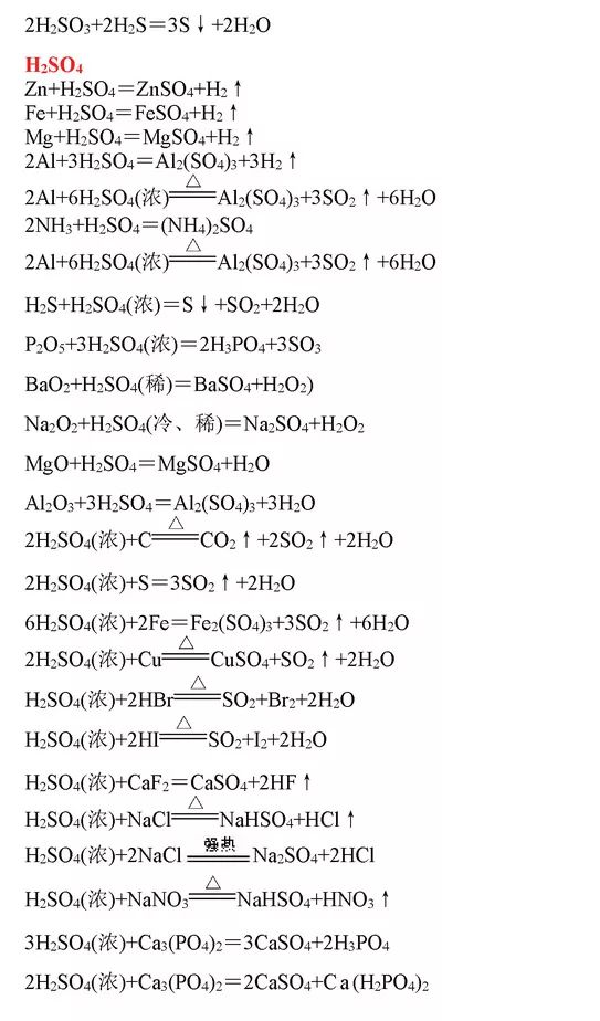 高中关于铁的化学反应方程式,高中化学方程式大全完整版下载