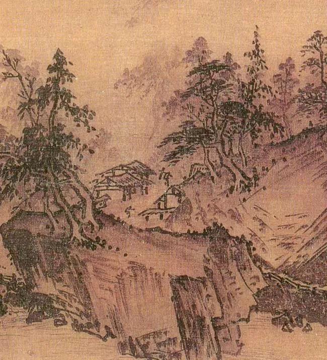中国画勾线和皴法区别,中国画山石的皴法视频