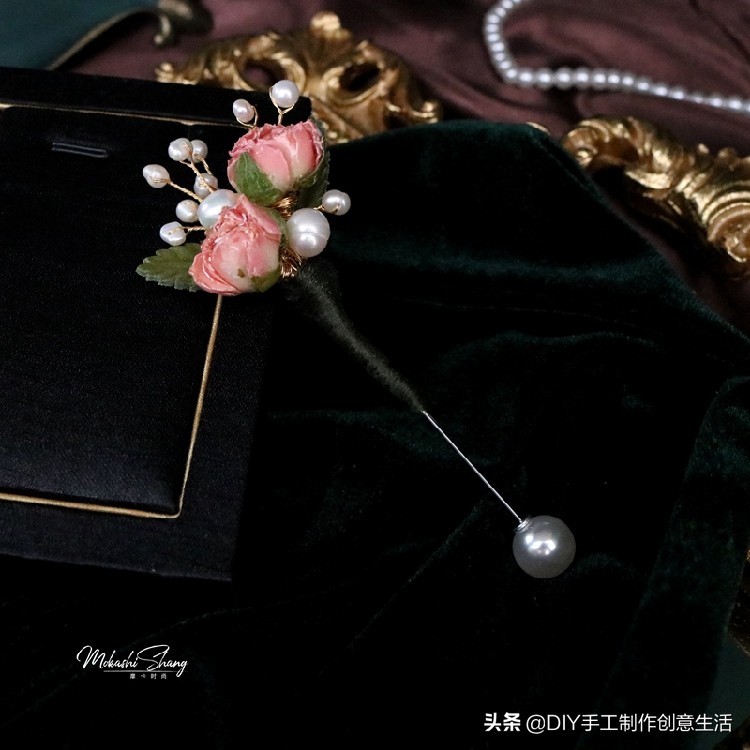 永生花首饰手工diy制作,制作永生花首饰