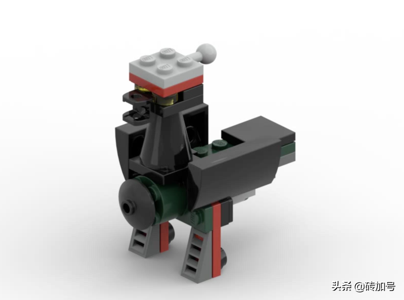 一套积木创意100种造型拼搭过程,百变造型拼搭积木