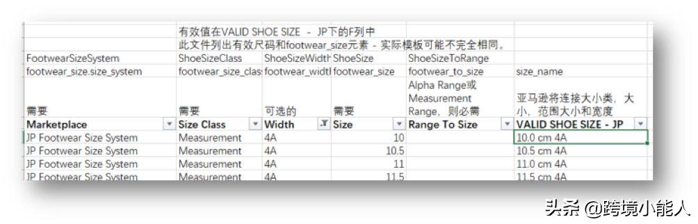 亚马逊马丁鞋子尺码对照表,亚马逊大尺寸商品标准