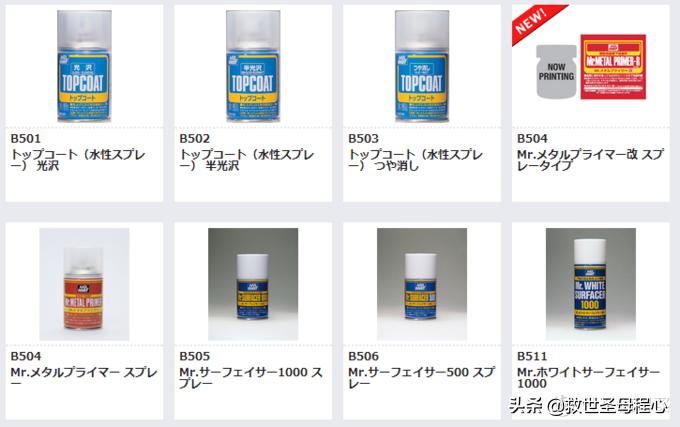 模型补色工具大全,模型专用颜料