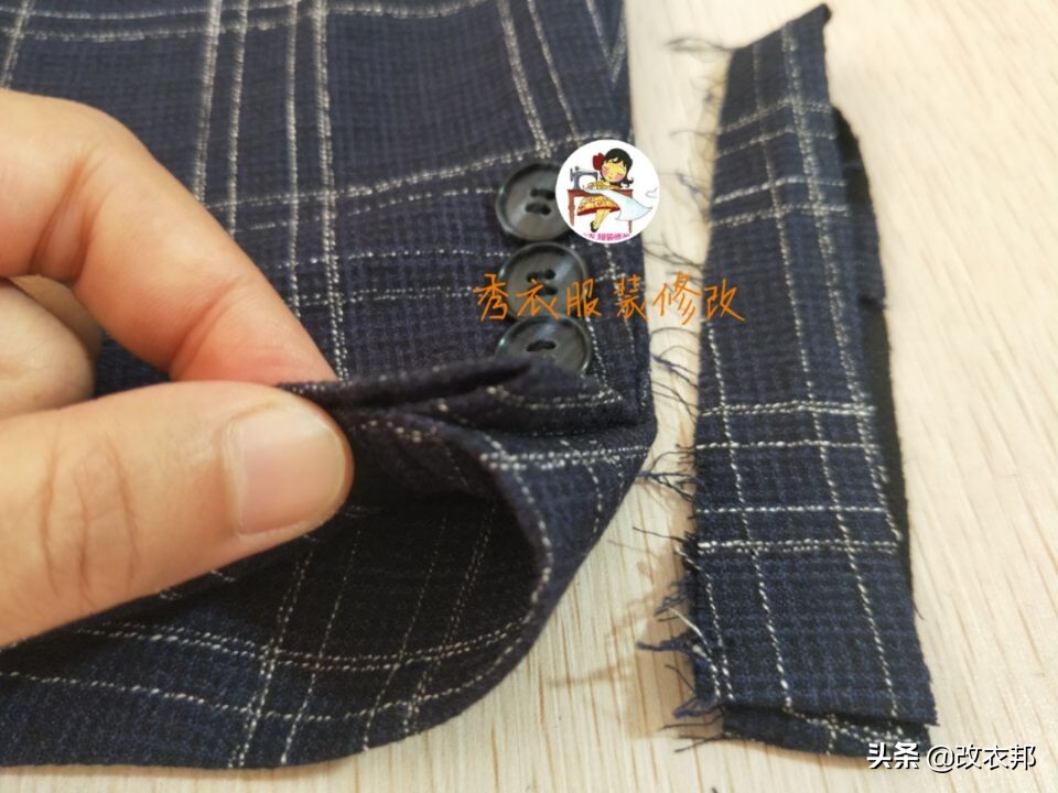 男士西服袖子长怎么办,西服袖子长了改短的针法