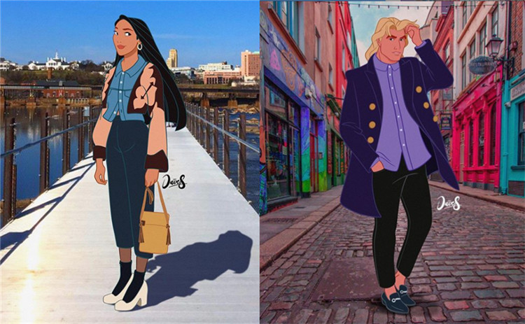 ins博主衣服改造,迪士尼gucci联名红毛衣搭配