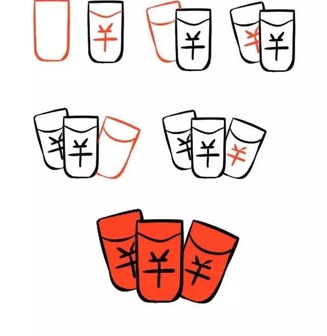 最好看的元旦节简笔画,元旦节怎么画简笔画