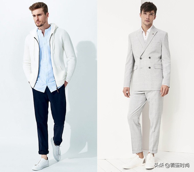 男鞋服装最佳搭配图片,男鞋与男装的风格搭配