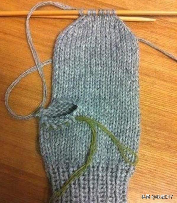 简单易学的五指手套,单指五指手套编织教程