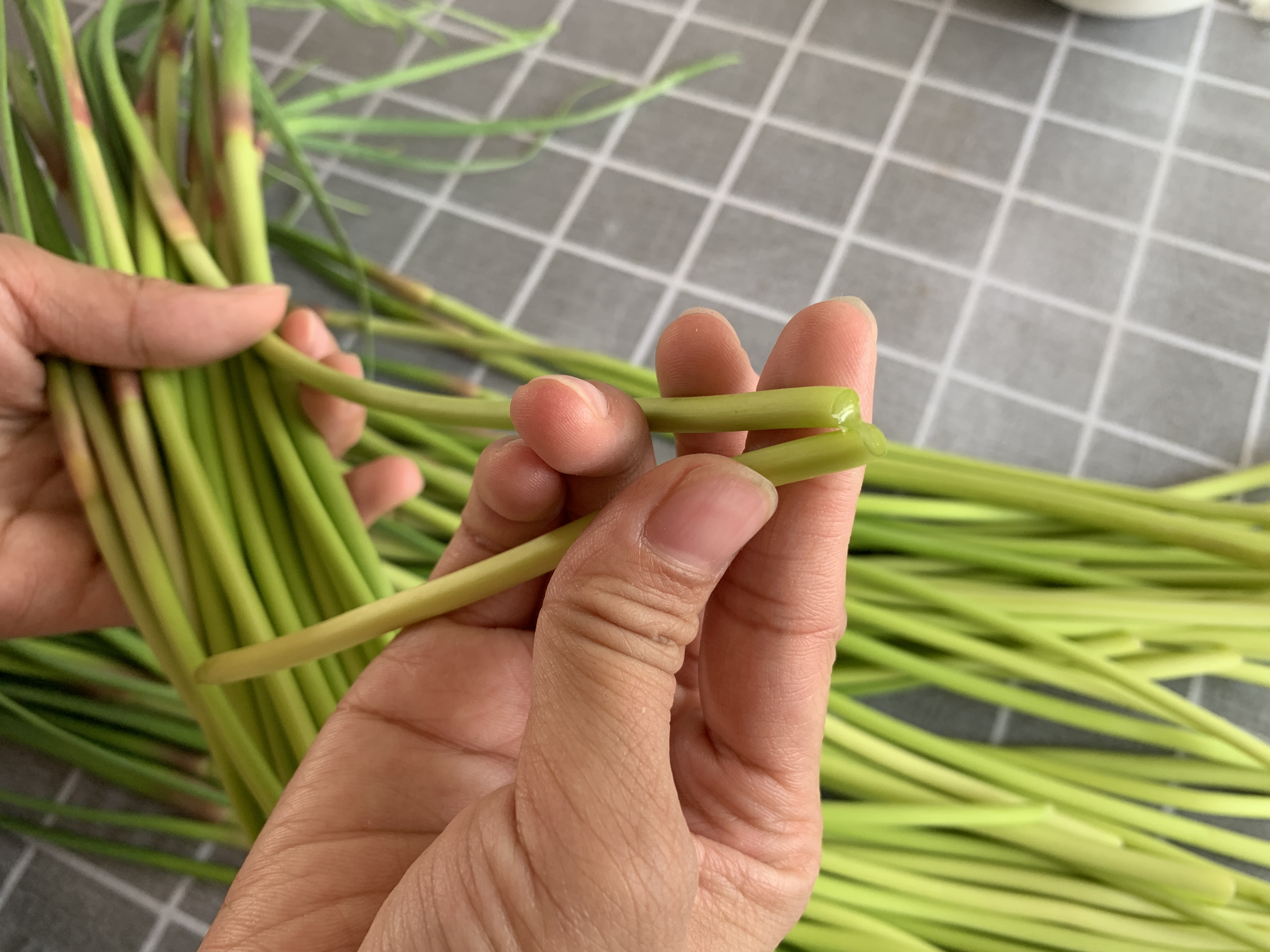 蒜苔和红帽蒜苔有区别吗,蒜苔青帽和红帽有什么区别
