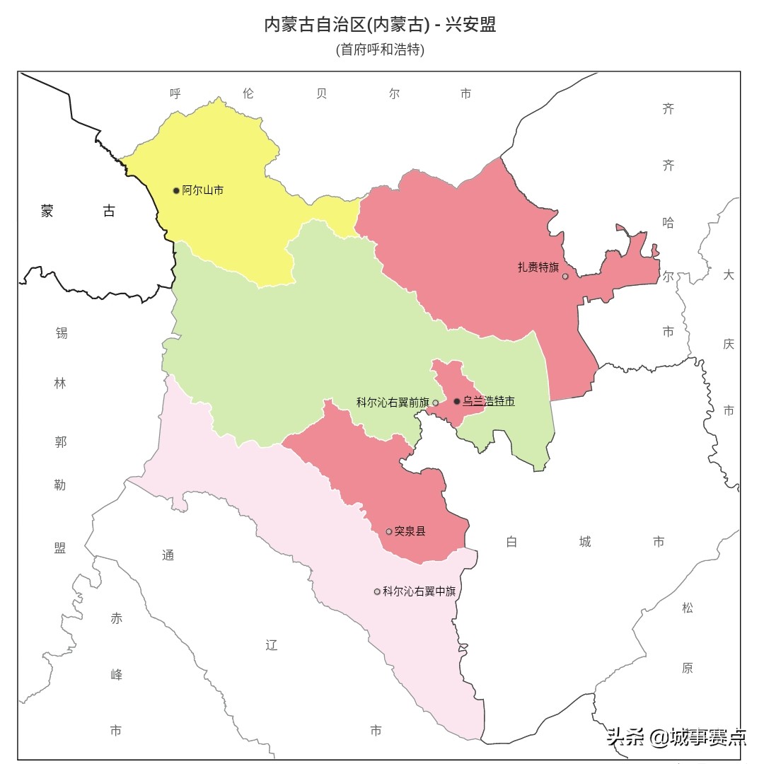 内蒙古最新行政区划,2025年内蒙古行政区划调整计划