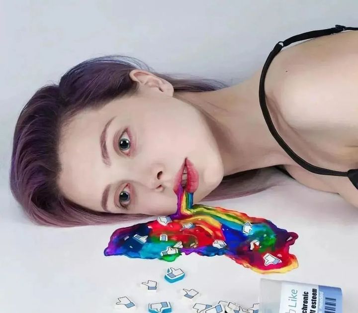 俄罗斯ellensheidlin的创意世界如鬼马精灵本马