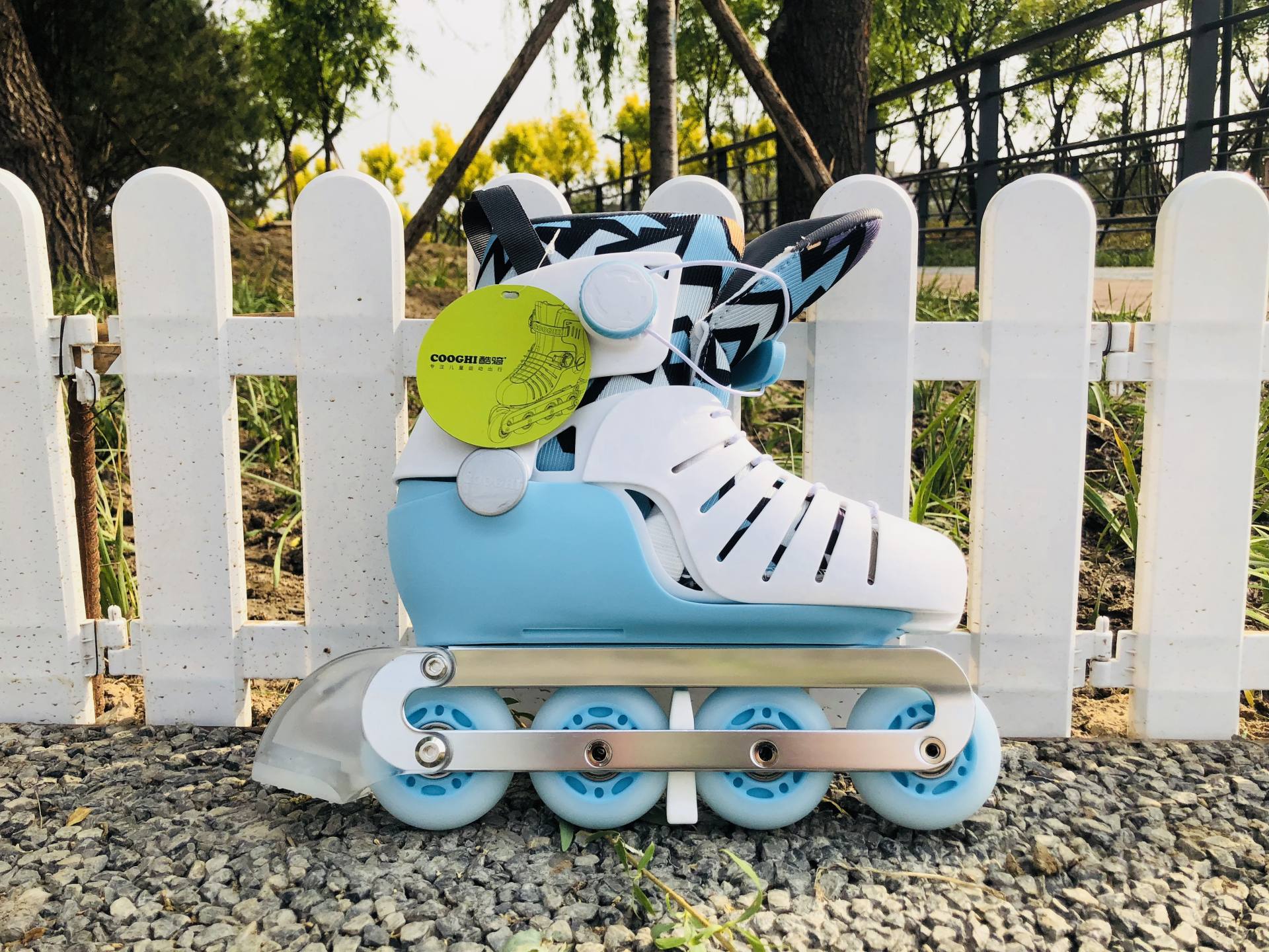 轮滑鞋5-12岁初学者酷骑,cooghi酷骑儿童轮滑鞋测评