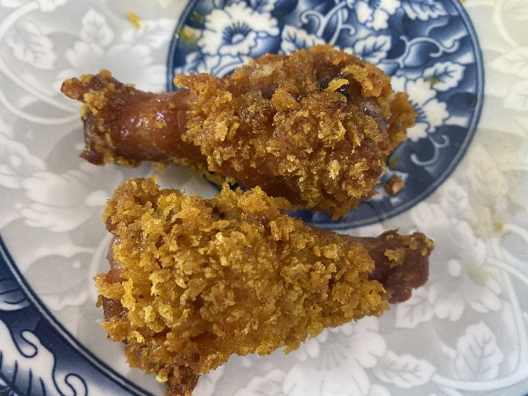 炸鸡腿裹普通面粉,炸鸡腿裹粉用什么淀粉