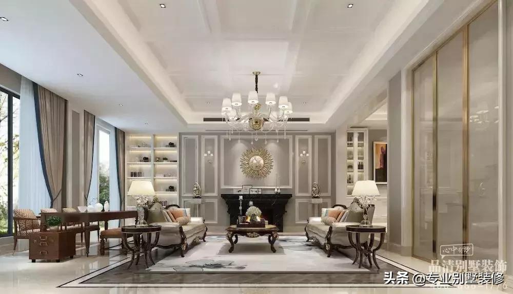 苏州欧式风格别墅设计,轻奢别墅花园设计