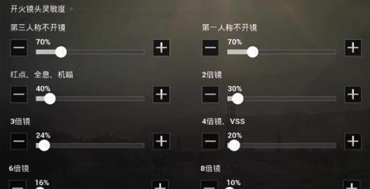 刺激战场中的新版本灵敏度,刺激战场新版本各种灵敏度