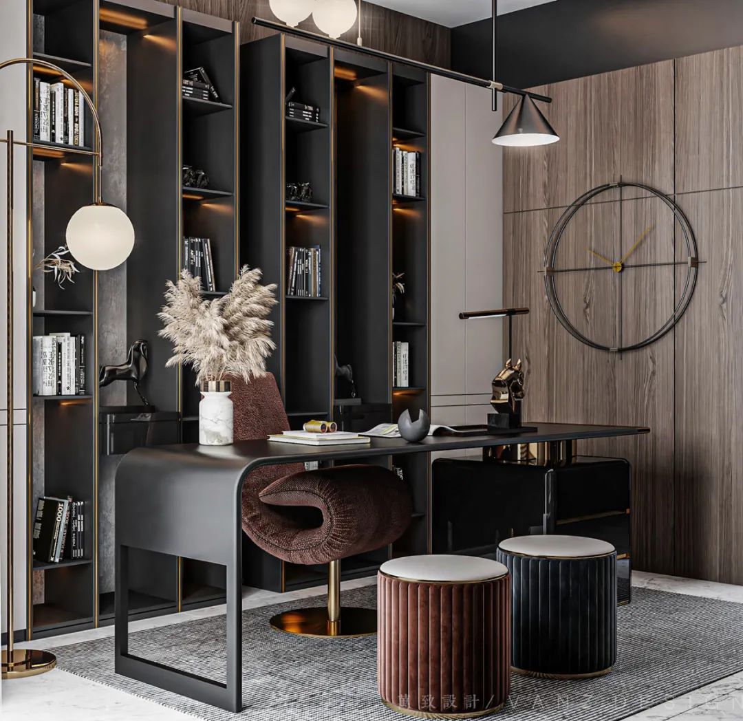 董事长办公室落地窗装修效果图,5000平方董事长办公室装修