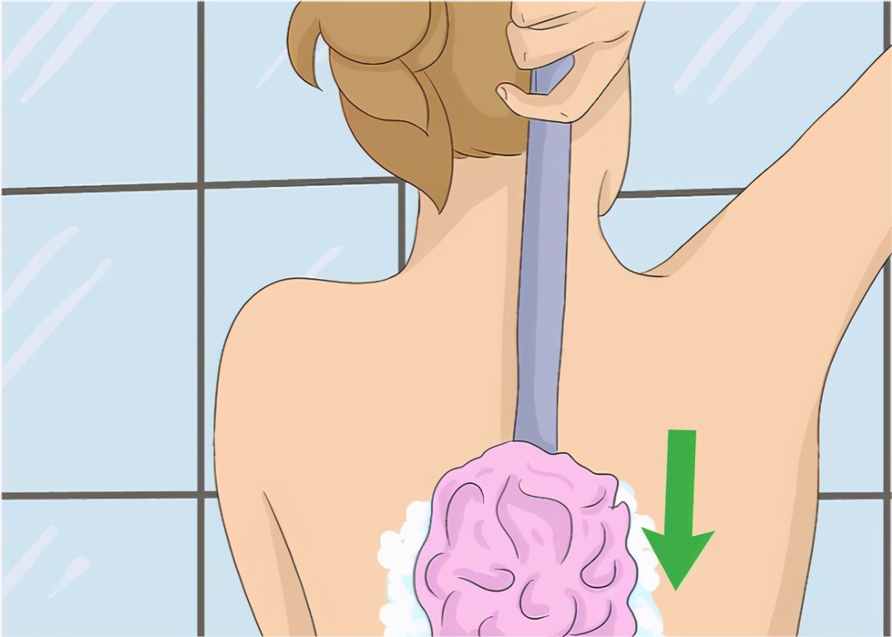 一个人怎么搓背小窍门,一个人搓背姿势