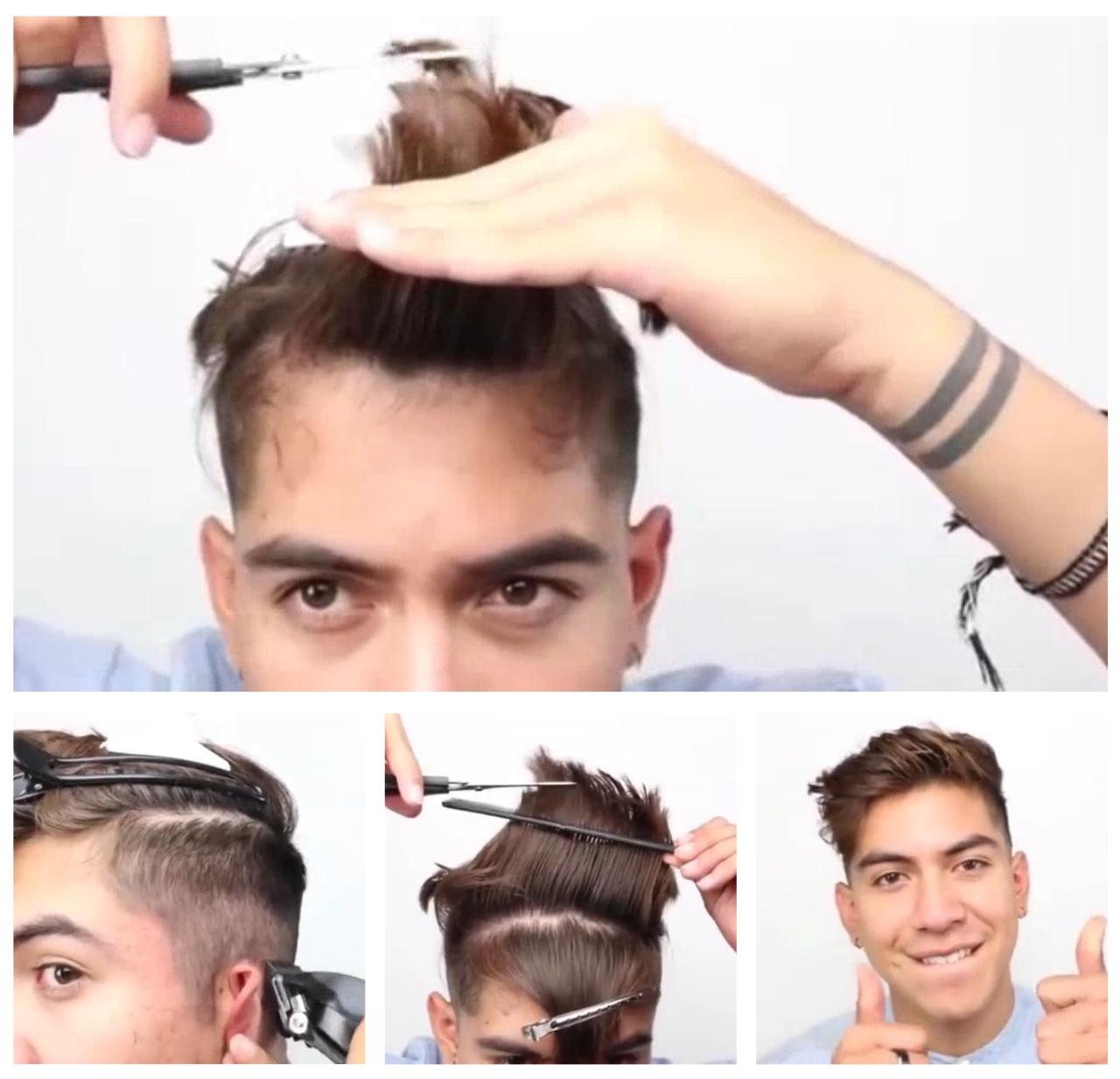 理发师教你在家理发,宅家花式理发视频