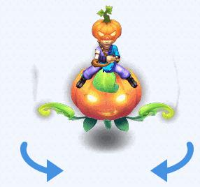 万圣节戴南瓜头,南瓜头和骷髅头万圣节