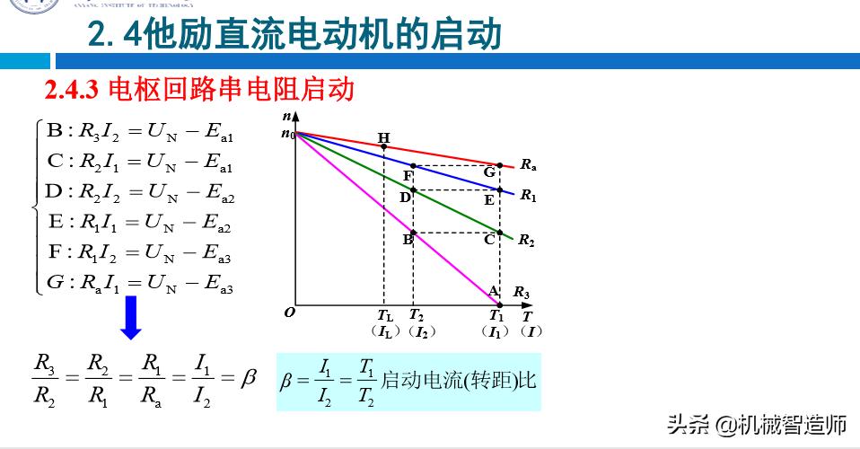 并励直流电动机启动原理图,分析他励直流电动机工作原理
