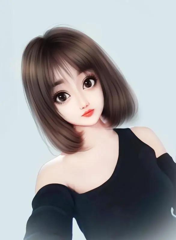 微信头像芭比公主,女孩子微信头像有个小孩