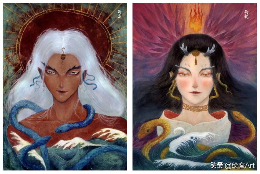 半路出家,成为最会画妖的插画师,一张插画就是别人的月薪