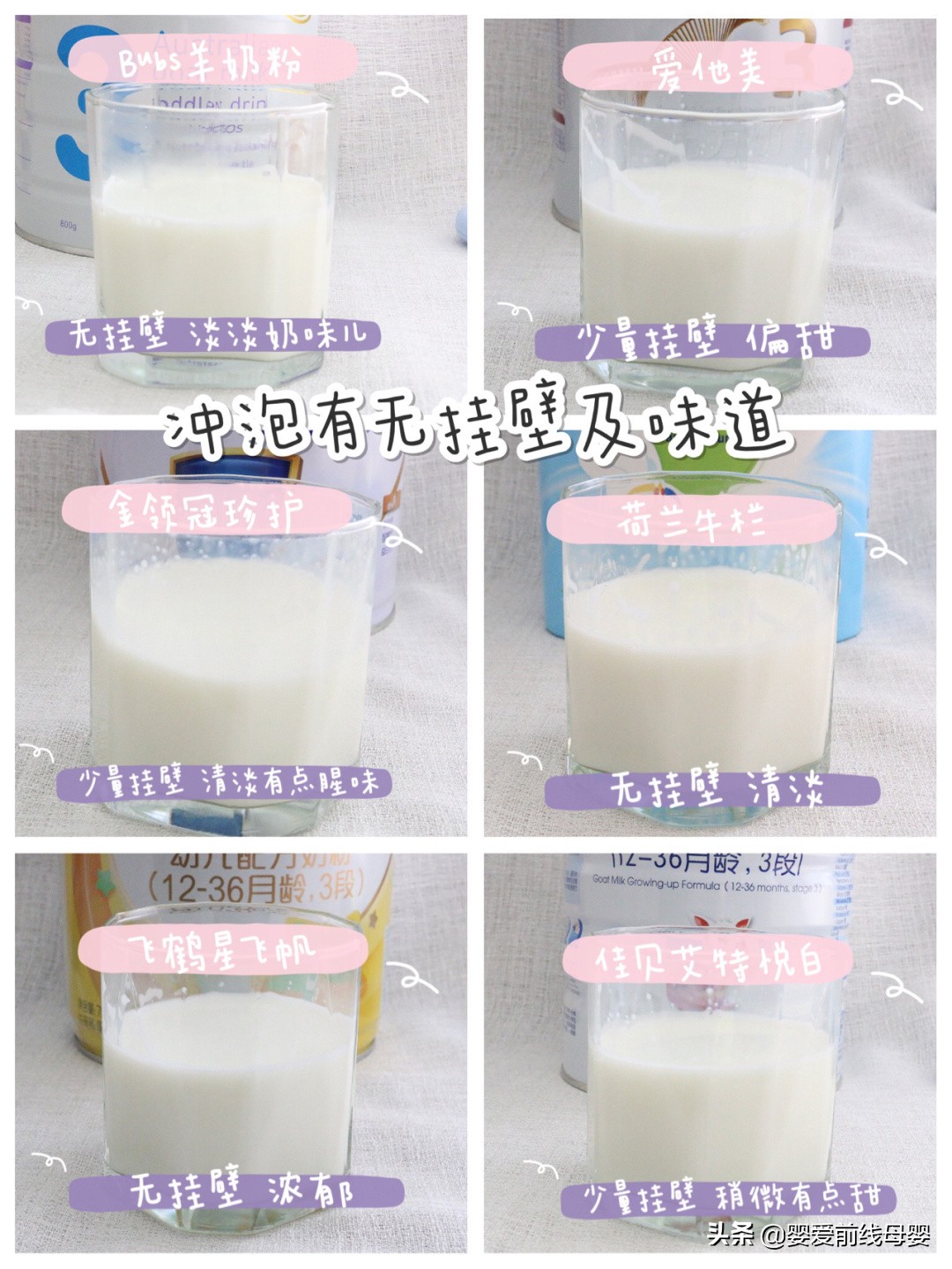 爱他美卓萃，金领冠珍护，飞鹤星飞帆，牛栏，Bubs热门奶粉测评