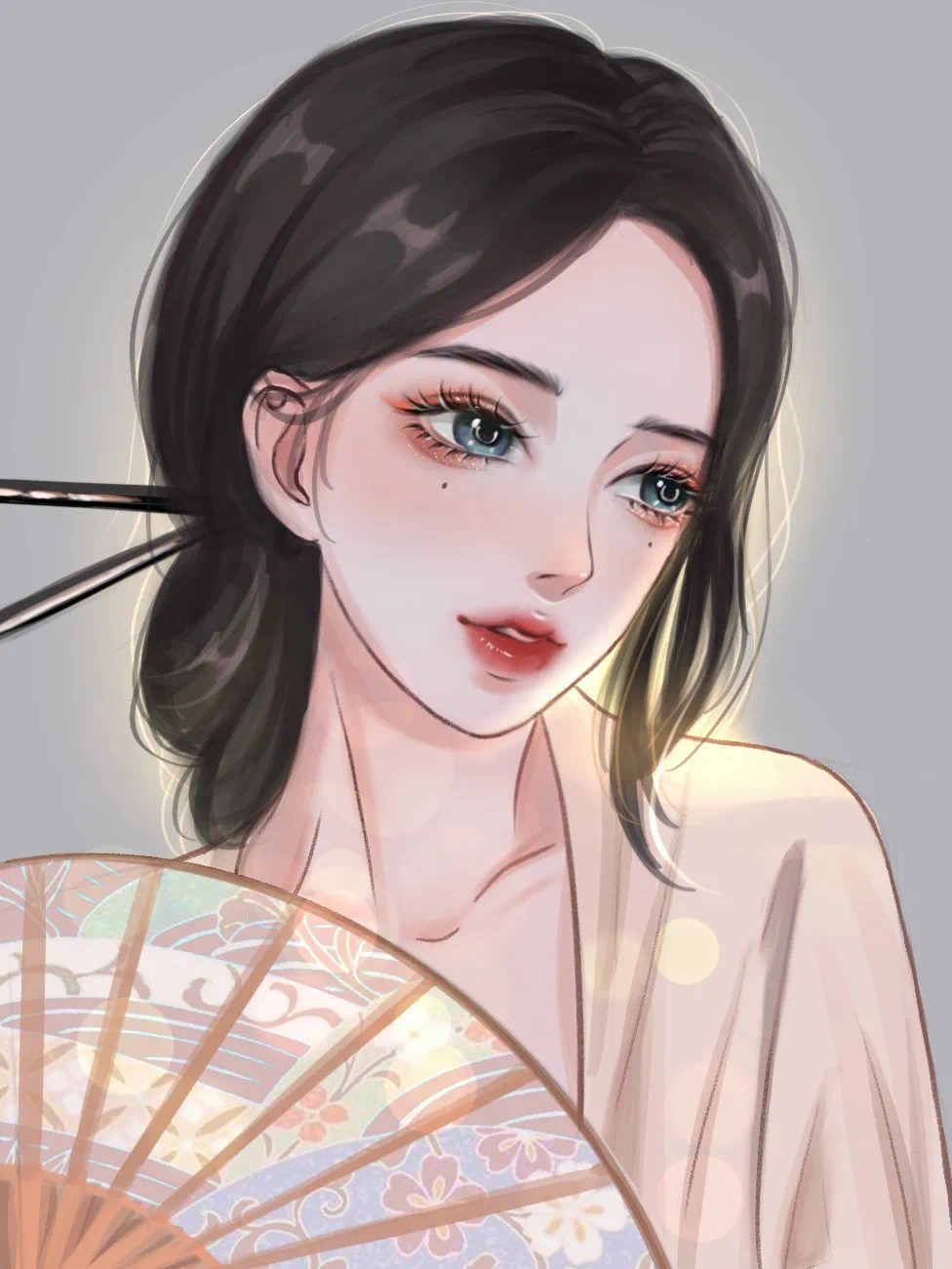 微信头像女生气质淡雅小清新闺蜜,动漫女生闺蜜头像一人一个校服篇