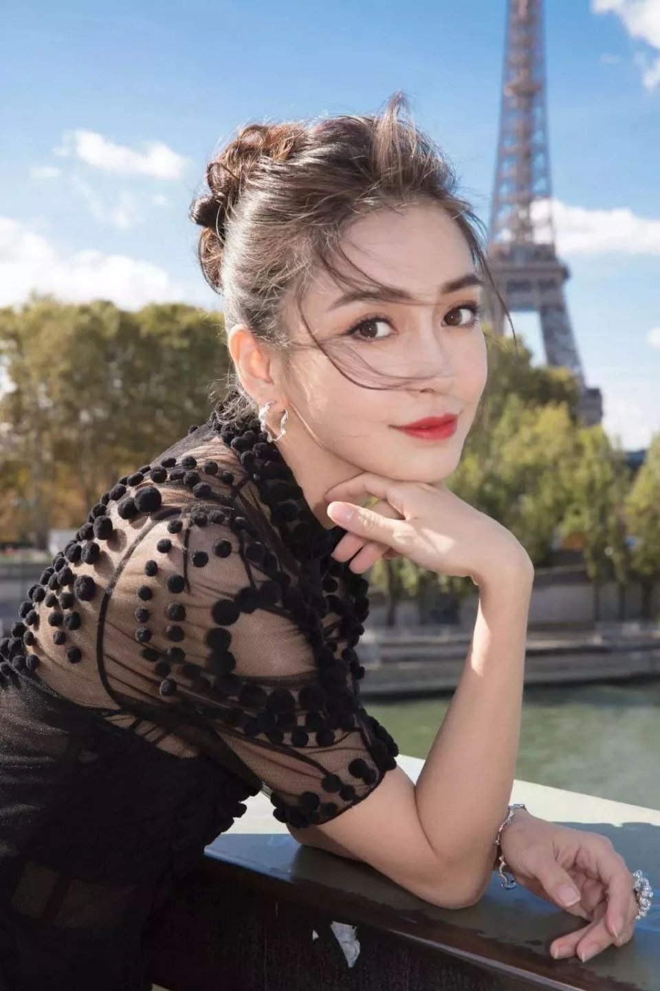 明星妆容教程轻欧美,杨颖妆容步骤