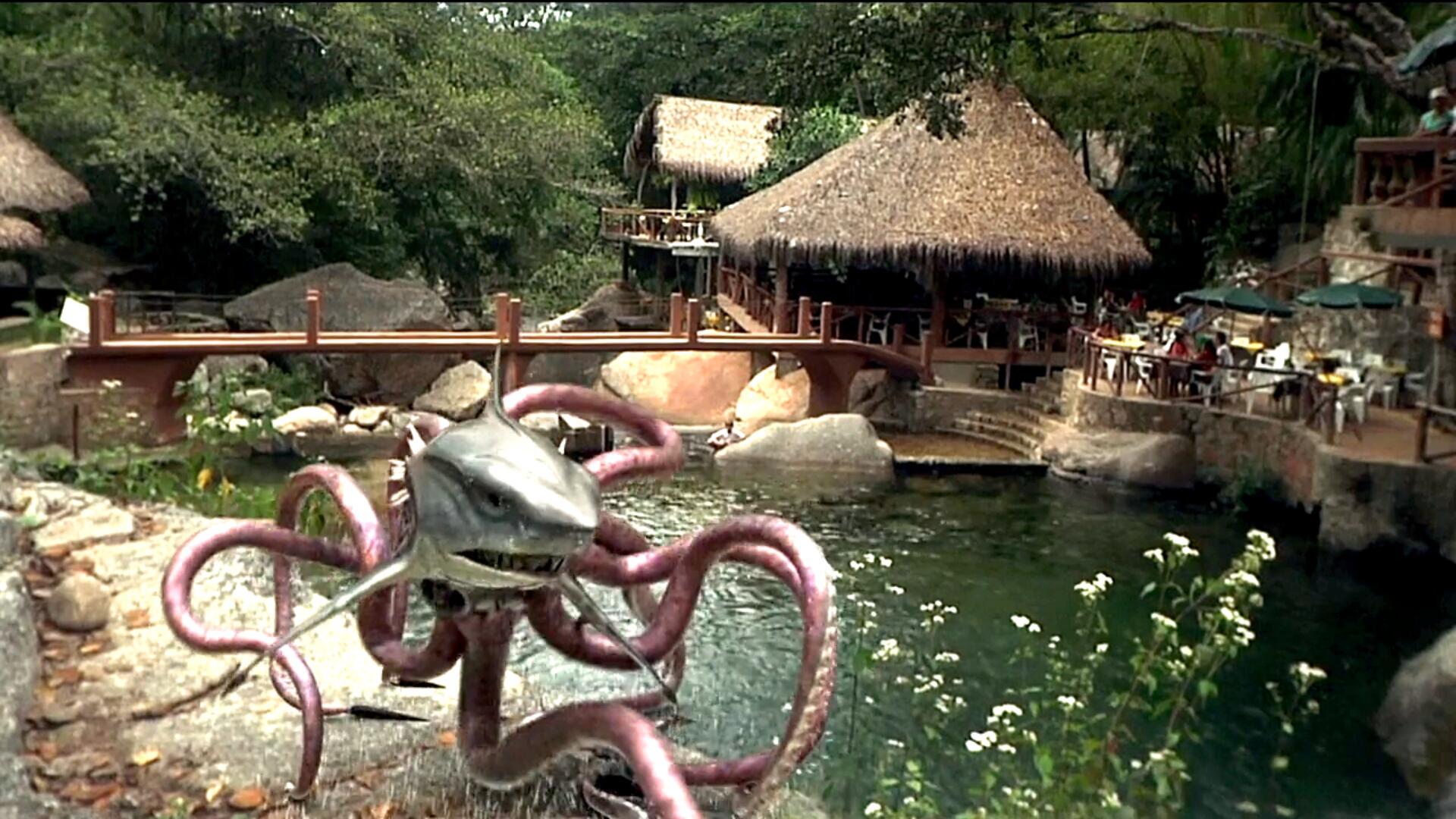 人类作死研究出的怪兽：铁线虫寄生人体太可怕，八爪鲨鱼爱吃人