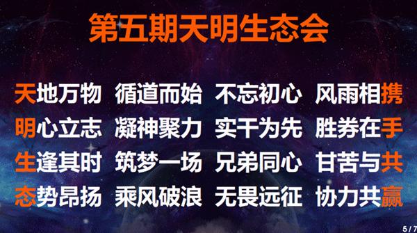 活着活好——第六期天明生态会圆满落幕