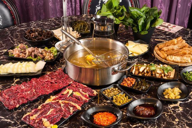 潮汕牛肉火锅雪花牛肉部位,潮汕火锅里的吊龙和雪花