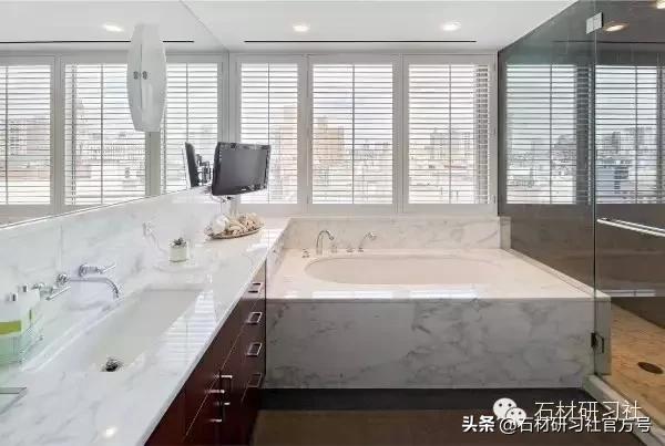 纯白色的天然石材,永不过时的天然石材