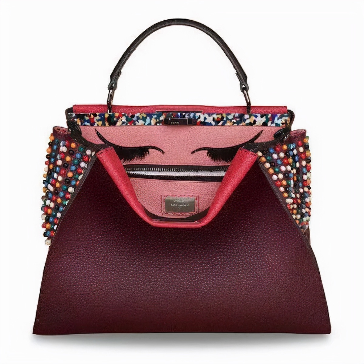 fendi皮草1995,fendi经典多色牛皮