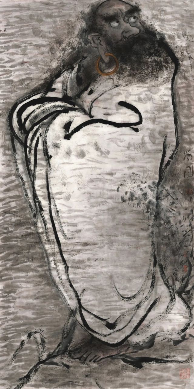 一念起陆尚绘达摩系列,一念起陆尚新绘达摩系列