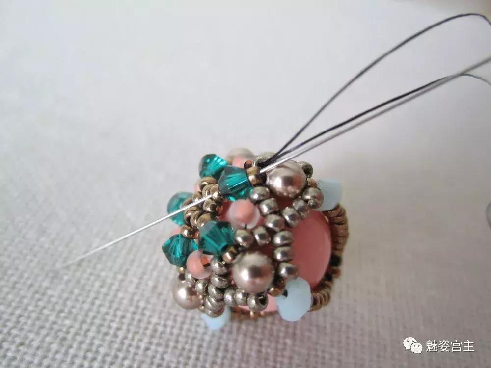 嘉德罗斯耳环怎么做教程,送你一副耳环