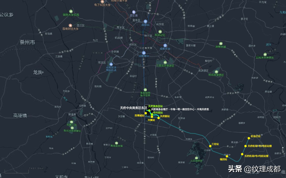 成都天府中央商务区东区,从天府广场到天府新区感受一路美