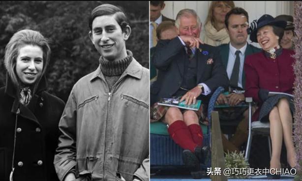 10张可爱的照片，显示查尔斯王子和安妮公主的亲密同胞关系