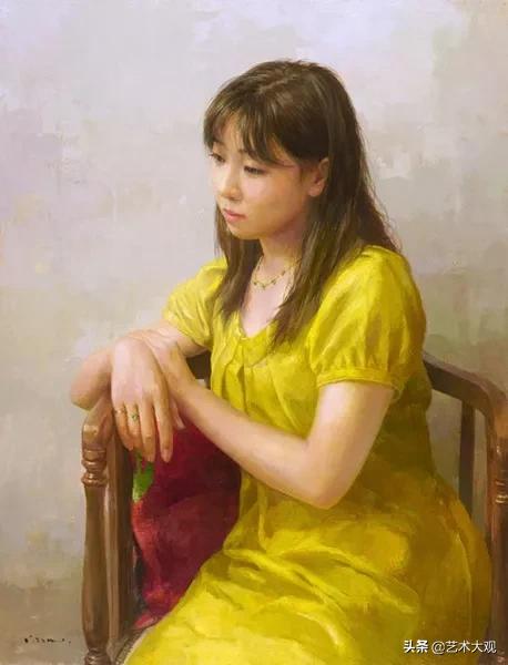 木原和敏人物油画,日本画家超写实人物油画欣赏