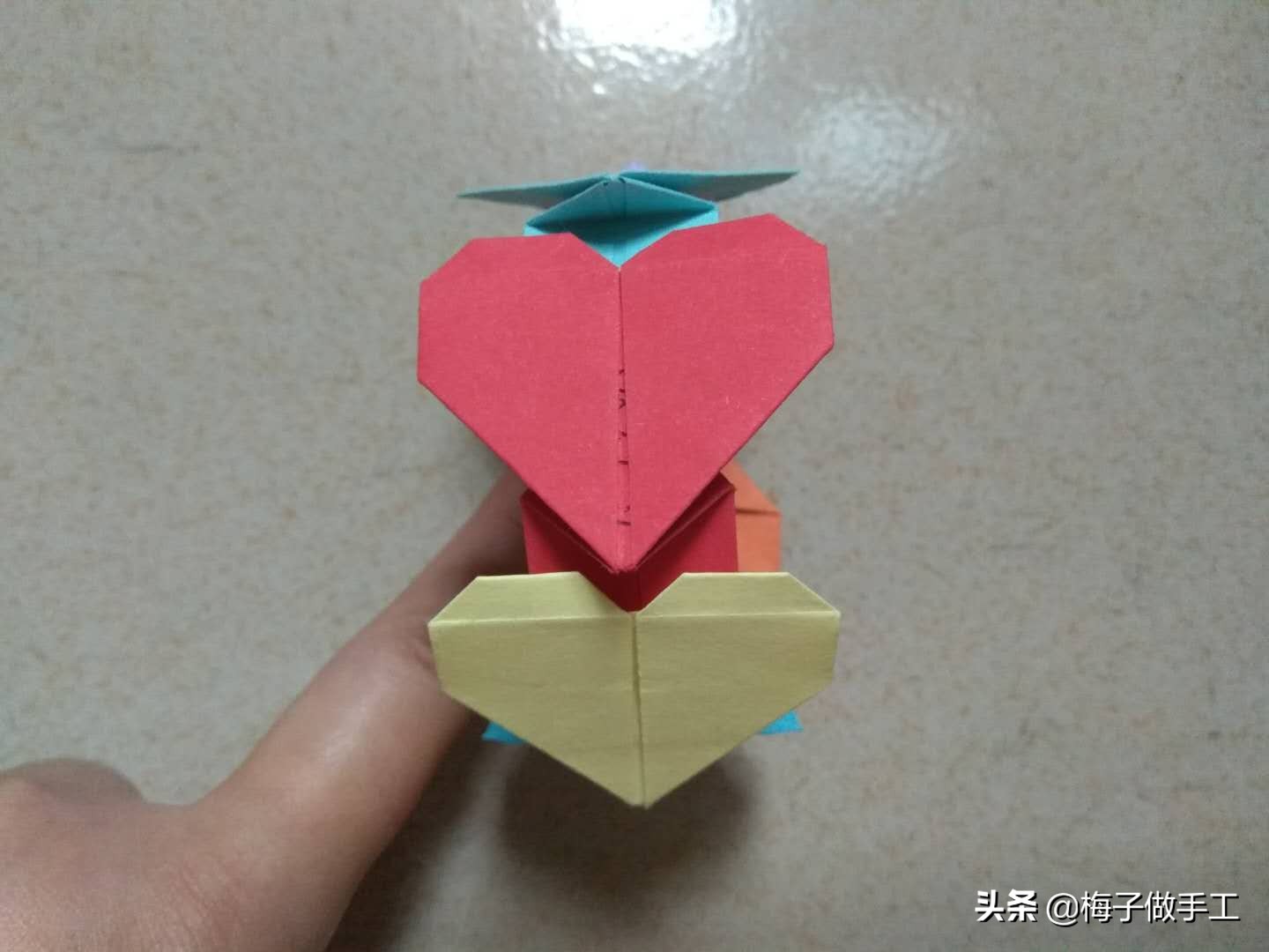 520表白折纸爱心,520表白折纸信封简单