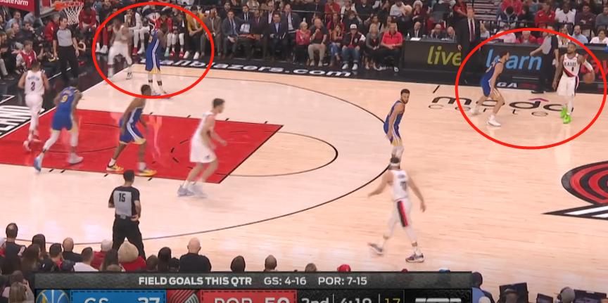 圈粉！格林隐形眼镜掉了，利拉德延缓进攻等他戴好这可是西决啊