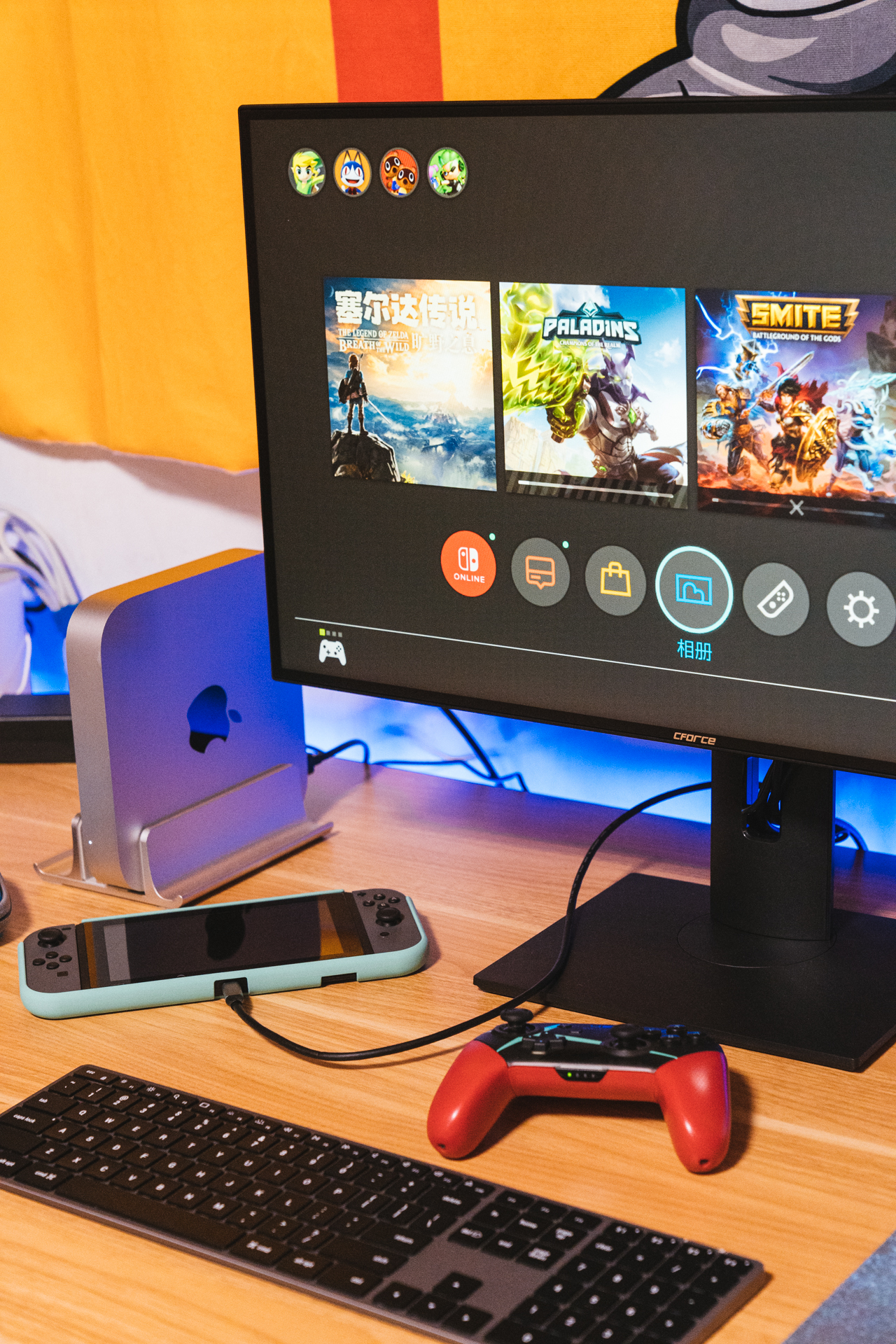 switch鏄剧ず鍣╟force,鏀寔switch涓绘満妯″紡鐨勬樉绀哄櫒