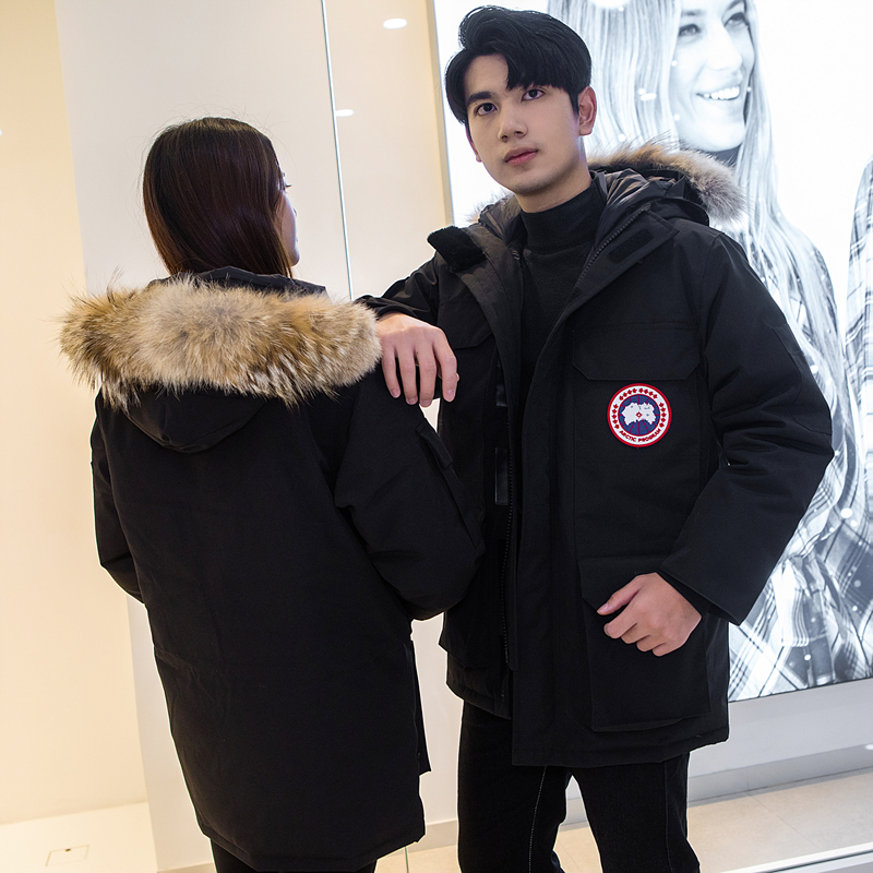 加拿大大鹅正品羽绒服远征款女中长款加厚保暖外套男