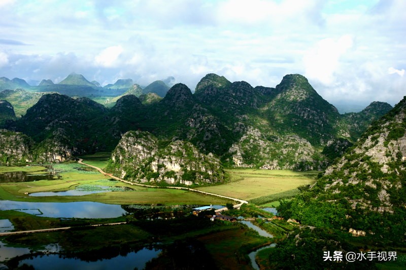 广西大新黑水河湿地,广西大新黑水河风光