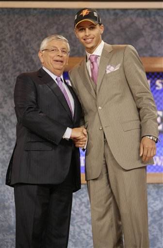 史蒂芬库里历史最佳阵,现役第一控卫斯蒂芬库里