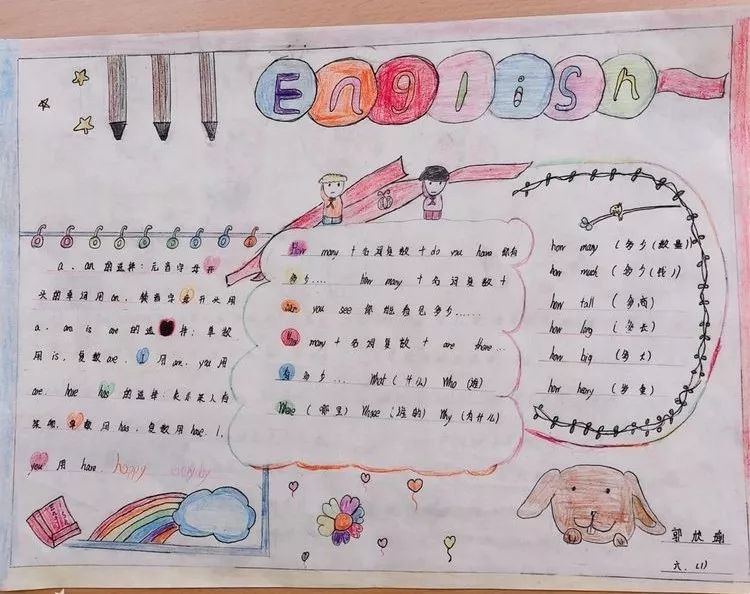 手抄报之魔力英语