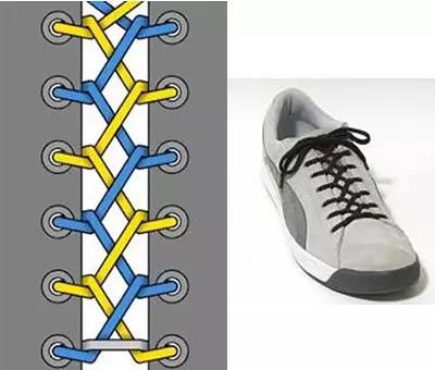 adidasozweego花式鞋带系法,几十种系鞋带的方法