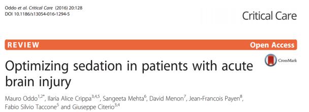 脑损伤亚低温治疗法,镇静剂导致的脑损伤