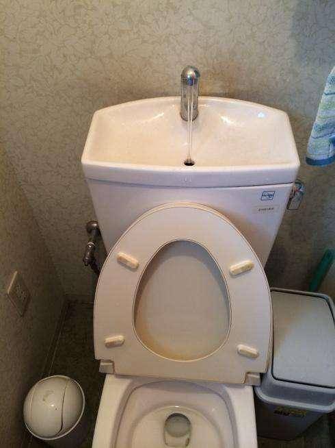 日本马桶和洗手盆一体的,日本智能马桶带节水洗手盆